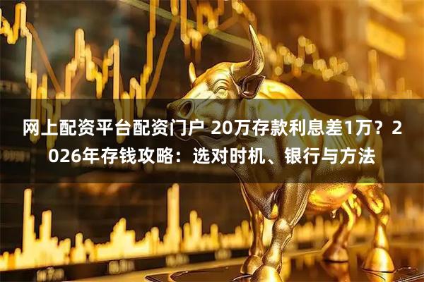 网上配资平台配资门户 20万存款利息差1万？2026年存钱攻略：选对时机、银行与方法